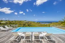 Location villa Saint Martin les Terres Basses - villa 3 chambres 6 personnes  avec piscine et vue mer